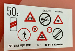Korea Stamp Traffic Safety Sign MNH Imperf - Korea, North