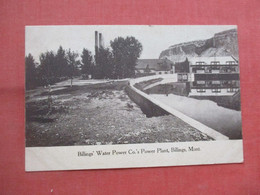 Water Power Co Power Plant.   Billings  Montana > Billings    Ref 5660 - Billings