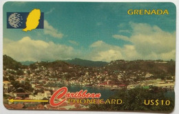 Grenada Cable And Wireless US$10 136CGRA " View Of St. George Harbour" - Granada