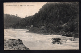 (RECTO / VERSO) BELLEGARDE - BARRAGE DU RHONE - CPA - Bellegarde-sur-Valserine