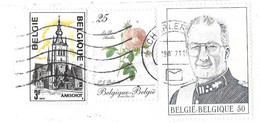 BELGIQUE CHARLEROI LETTRE DE 2021 - AARSCHOT, LA ROSE AMELIE, LE ROI ALBERT II, LETTRE ENTIERE POUR LA FRANCE, A VOIR - Briefe U. Dokumente