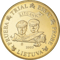 Lituanie, Fantasy Euro Patterns, 20 Euro Cent, 2003, SPL+, Bimétallique - Privatentwürfe