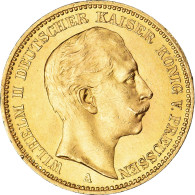 Monnaie, Etats Allemands, PRUSSIA, Wilhelm II, 20 Mark, 1902, Berlin, SUP, Or - Otros & Sin Clasificación