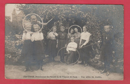 Deftinge - Pensionnat Des Soeurs De St-Vincent De Paul - Une Allée Du Jardin / Fotokaart -1912 ( Verso Zien ) - Lierde