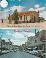 2 Très Belle Cartes Postales Anciennes De  SANTA RITA   ARIZONA        AVENIDA OBREGON - Other & Unclassified