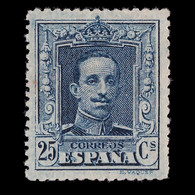 1922-30.AlfonsoXII. NE.25c.Tipo I.MH.Edifil.NE 23s. - Nuevos