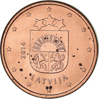 Lettonie, Euro Cent, 2014, Stuttgart, TTB, Cuivre Plaqué Acier, KM:150 - Lettonie