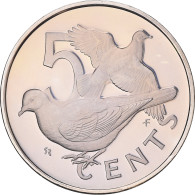 Monnaie, Îles Vierges Britanniques, Elizabeth II, 5 Cents, 1973, Franklin Mint - British Virgin Islands