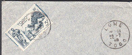 SEUL Sur Enveloppe  De  LOME Togo 3f Gris-foncé Y.T.245    Le 22 7 1948  Pour 92 FONTENAY AUX ROSES - Storia Postale