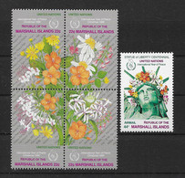 Marshall-Inseln 1986 Weihnachten Mi.Nr. 96/100 Kpl. Satz ** - Marshall Islands