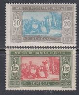 Sénégal N° 102 + 107 A XX  Type Marché Indigène Les 2 Valeurs Sans Charnière TB - Altri & Non Classificati