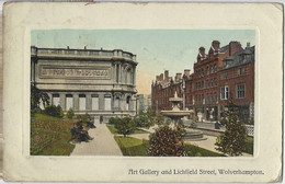 Wolverhampton,   Art Gallery And Lichfield Street,   -   1911   Bombay - Wolverhampton