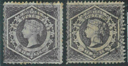 88410 - AUSTRALIA: New South Wales - STAMP - Set Of 2  Six Pence -  Used - Andere & Zonder Classificatie