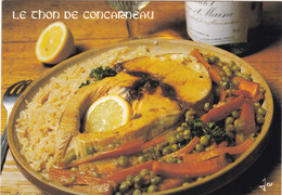 RECETTES DE CUISINE.." LE THON DE CONCARNEAU " SERIE CUISINE POPULAIRE DE BRETAGNE . - Recettes (cuisine)