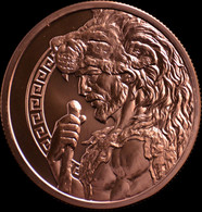 USA - The 12 Labors Of Hercules - 5 Oz Fine Copper Medal - Collections