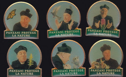 66926-Lot De 6 Pin's .Pates Panzani.Don Camillo. - Alimentation