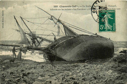 St Palais Sur Mer * La Goëlette ALINE De Paimpol , échouée Sur Les Rochers Les Perrières * 11 Juin 1907 - Saint-Palais-sur-Mer