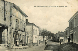 St Hilaire De Villefranche * La Grand Rue * Coiffeur - Otros & Sin Clasificación
