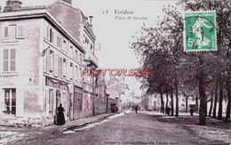 CPA VERDUN - MEUSE - PLACE SAINT NICOLAS - Verdun