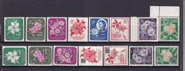 NORFOLK - 1960/1966 - FLEURS ** MNH - COTE YVERT = 32.2 EUROS - - Norfolk Island