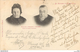 (D) Afrique. LA GUERRE AU TRANSVAAL 1902 Madame Et Monsieur Kruger - Südafrika