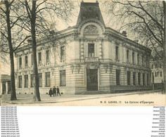 PHL 2 X Cpa 53 LAVAL. La Caisse D'Epargne 1914 Et Quartier De Bootz 1909 - Laval