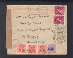 Belgien  Brief 1946 Nach Wien Nachporto - 1945-60 Covers