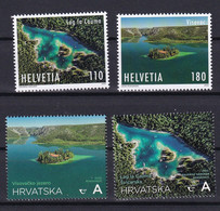 SWITZERLAND,CROATIA  2022 ,NATURE, , Lake Cauma And Krka River  ,MNH - Neufs