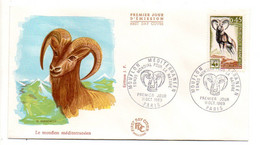 FDC--1969-- Le MOUFLON MEDITERRANEEN .....cachet  PARIS -- 75 - 1960-1969