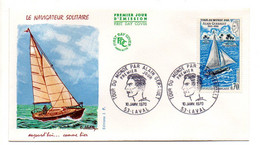 FDC--1970-- Navigateur Solitaire--Tour Du Monde Alain GERBAULT (voile) .....cachet  LAVAL -- 53 - 1970-1979