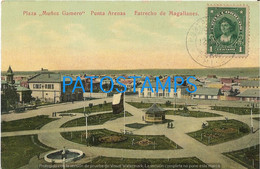 187060 CHILE PUNTA ARENAS ESTRECHO DE MAGALLANES PLAZA MUÑOZ GAMERO POSTAL POSTCARD - Chili