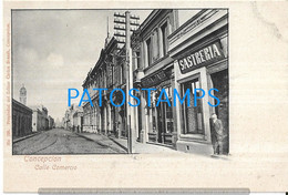 187065 CHILE CONCEPCION STREET CALLE COMERCIO POSTAL POSTCARD - Chili