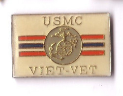 Q87 Pin's Armée Terre Guerre Vietnam USMC USA Vet Viet Vétérans Vietnam  Achat Immédiat - Militaria