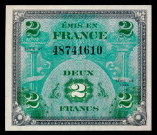 2 FRANCS 1944 Fayette VF-16-01 Sans Série UNC NEUF - 1944 Bandiera/Francia