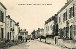 Bourgneuf En Retz * La Rue De La Mairie - Bourgneuf-en-Retz