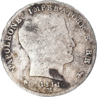 Monnaie, États Italiens, KINGDOM OF NAPOLEON, Napoleon I, Lira, 1811, Milan - Napoleonische