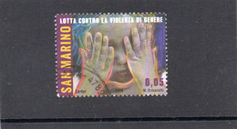 2014 San Marino - Lotta Alla Violenza Di Genere - Used Stamps