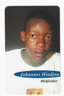 NAMIBIE REF MV CARDS NMB-56 N$10 FOOTBALL WORLD CUP 1998 JOHANNES HINDJOU - Namibia