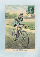 CPA Cyclisme Édition J. Boldo, Maurice BROCCO, Routier Français Sur Bicyclette "Peugeot". 1910. Référence 111. France - Ciclismo
