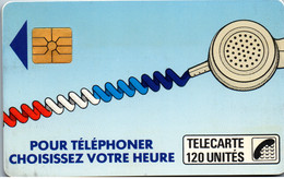 15330 - Frankreich - Pour Telephoner Choisissez Votre Heure - 120 Units