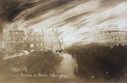 Biarritz - Incendie Du Palais, Le 1er Février 1903 - CPA Illustration Maurice - Maurice