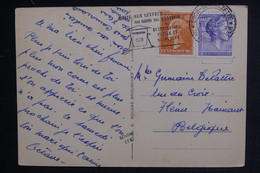 LUXEMBOURG - Affranchissement De Esch Sur Carte Postale ( Carte Du Pays ) En 1961 Pour La Belgique - L 123134 - Covers & Documents