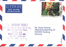 India Air Mail Cover Sent To Germany 4-7-1998 Single Franked - Poste Aérienne