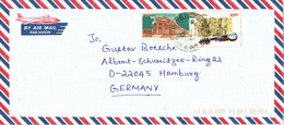 India Air Mail Cover Sent To Germany 1-7-1999 - Poste Aérienne