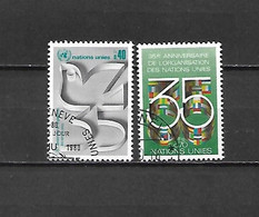 ONU GINEVRA - 1980 - N. 92/93 - N. 94/95 USATI (CATALOGO UNIFICATO) - Used Stamps