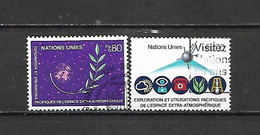 ONU GINEVRA - 1982 - N. 107/08 - N. 109/10 USATI (CATALOGO UNIFICATO) - Gebraucht
