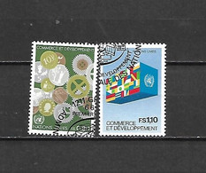 ONU GINEVRA - 1983 - N. 115/16 - N. 117/18 USATI (CATALOGO UNIFICATO) - Oblitérés