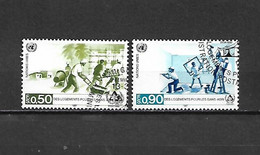 ONU GINEVRA - 1987 - N. 154/55 USATI (CATALOGO UNIFICATO) - Used Stamps