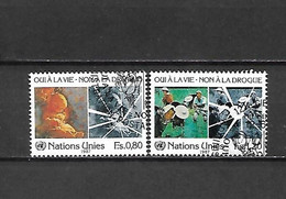ONU GINEVRA - 1987 - N. 156/57 USATI (CATALOGO UNIFICATO) - Used Stamps