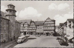 D-37213 Witzenhausen - Marktplatz Mit Rathaus - Cars - VW Käfer - Oldtimer - Alter Postbus - Nice Stamp - Witzenhausen